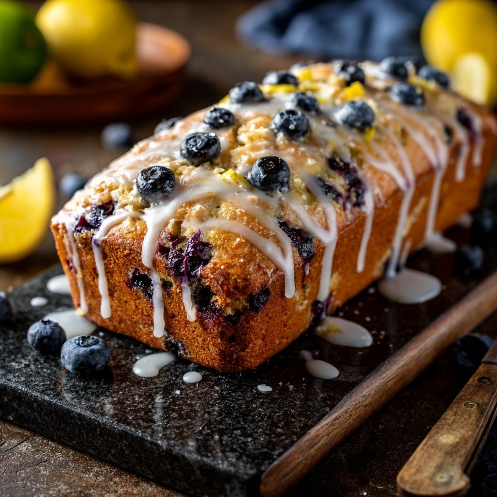 Lemon Blueberry Rustic Bread