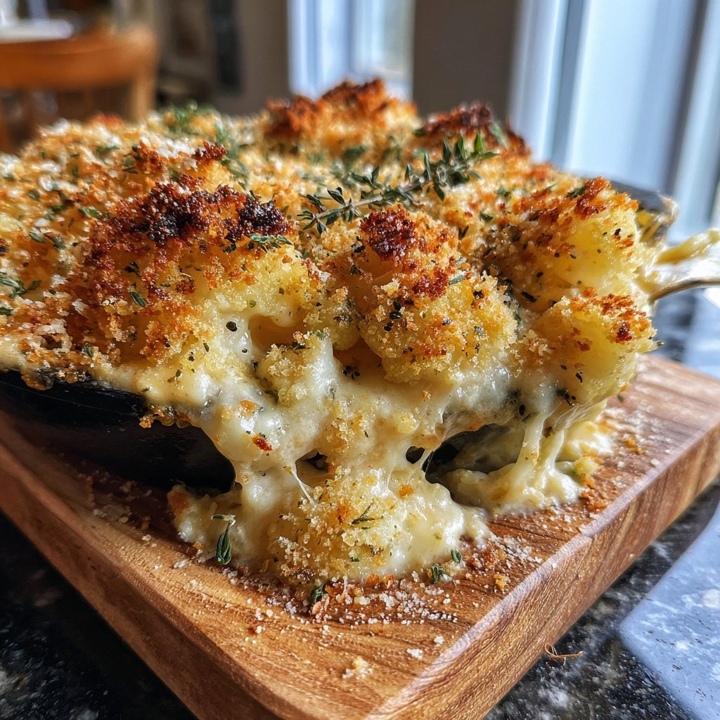 Sunday Roasted Cauliflower Gratin