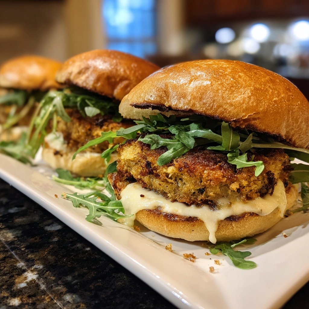 Crispy Eggplant Sliders