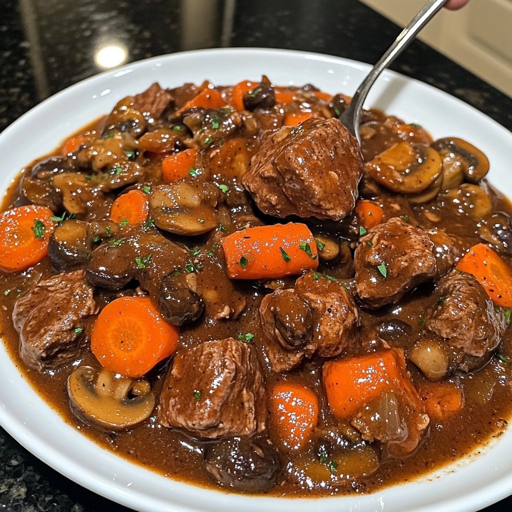 Classic French Beef Bourguignon