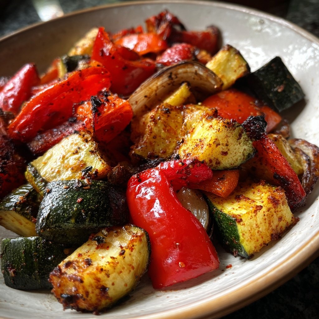 Smoky Paprika Roasted Veggie Tray