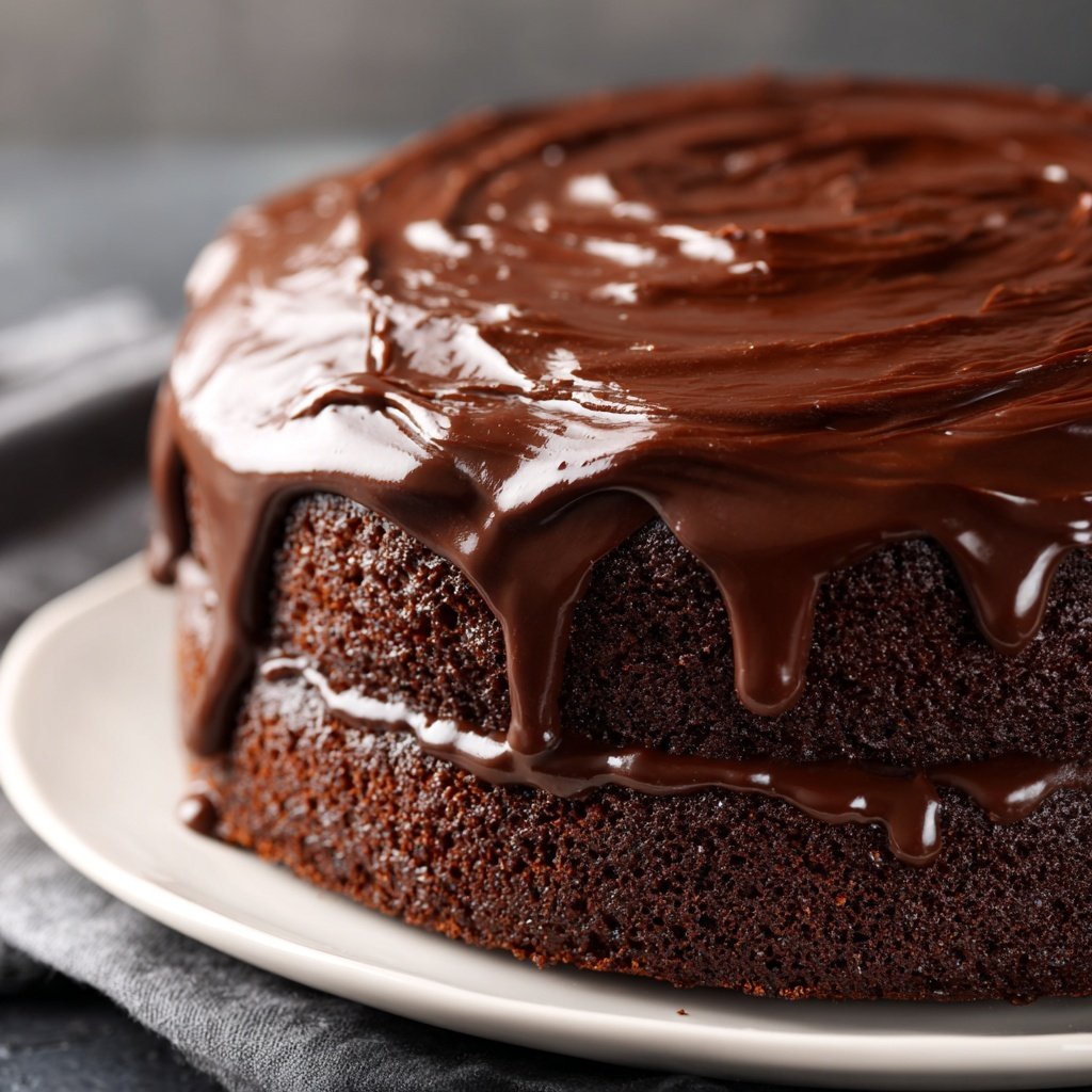 Chocolate Cake With Milk Frosting