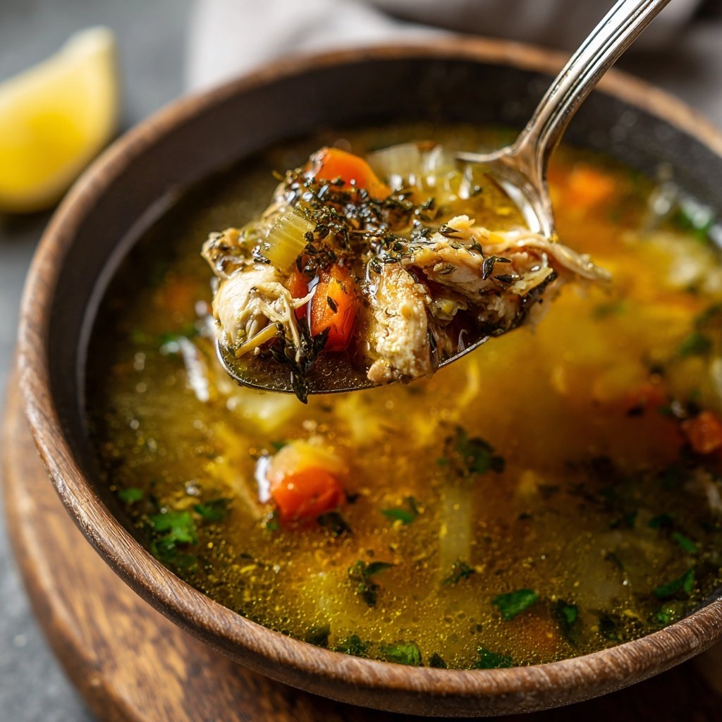 Spring Chicken Soup With Lemon
